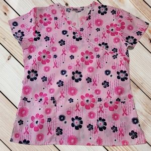 365 Work Wear Scrub Top Sz Small